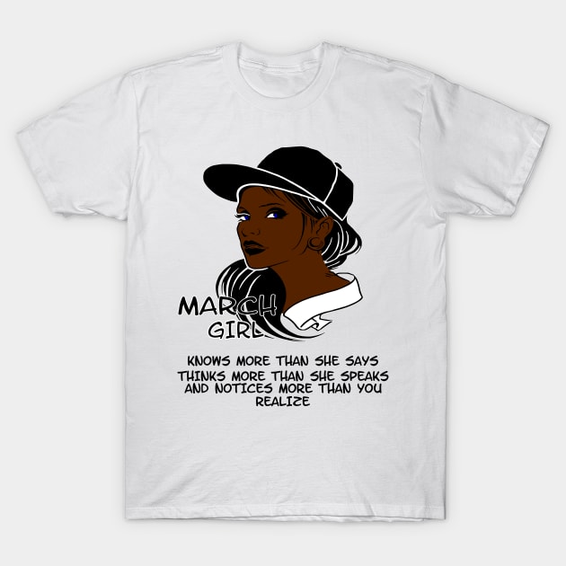 March Girl T-Shirt by DNLDesign1980